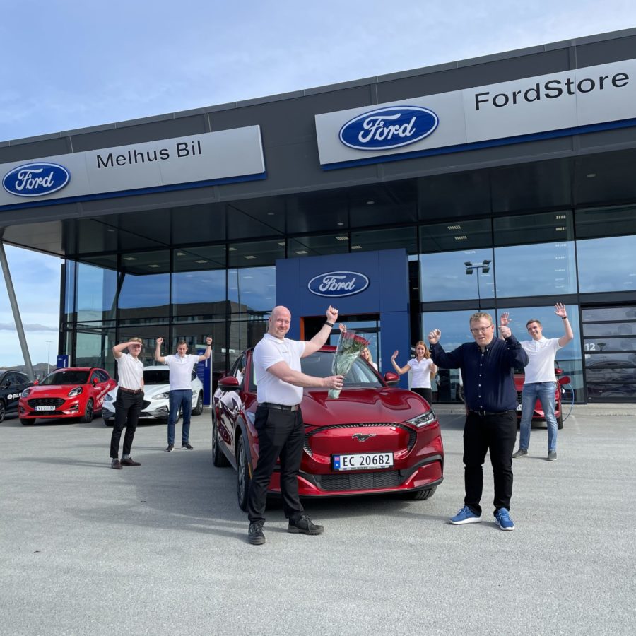 Trøndelags første eier av Mustang Mach-E