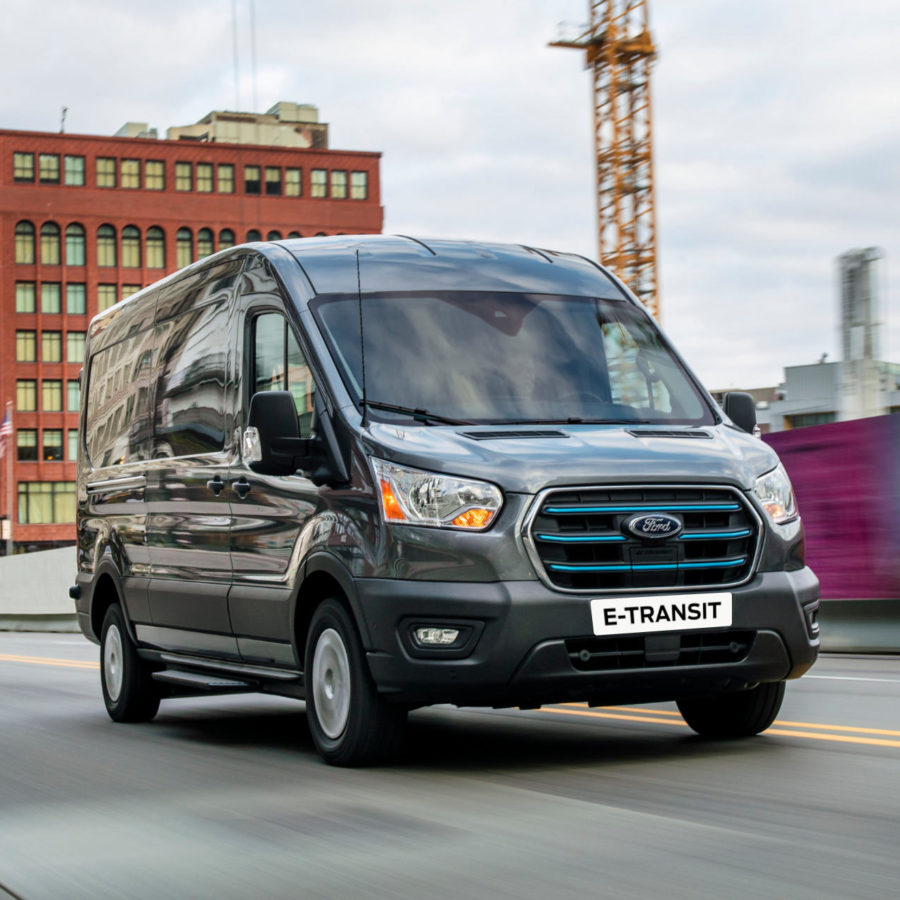 Visning av NYE E-Transit!