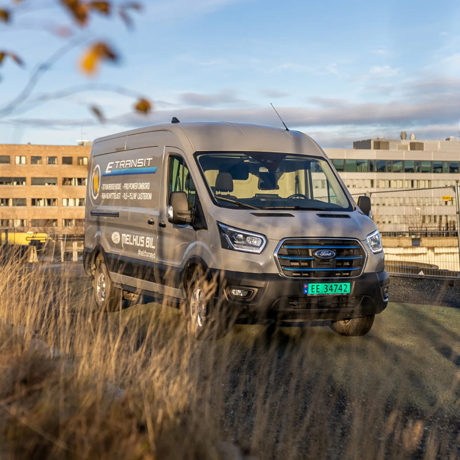 Steinkjer: Nye E-Transit: – Ren glede av et kjøretøy