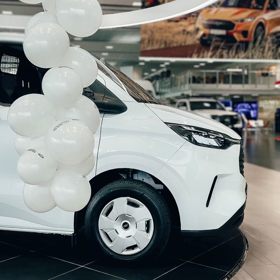 Eksklusivt besøk av nye Ford Transit Custom