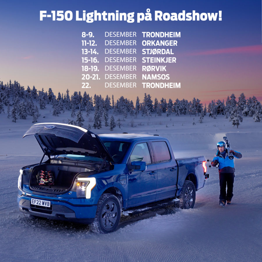 F-150 Lightning – Nå kan dere endelig se og prøvekjøre bilen!