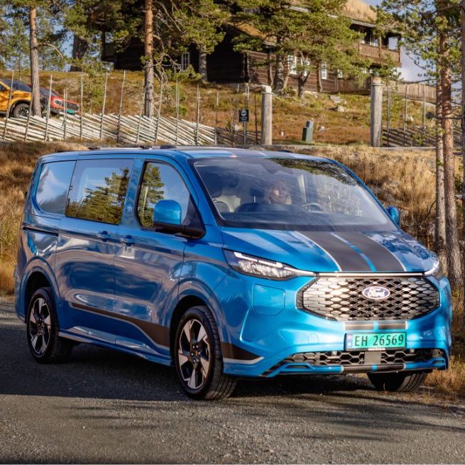 Nye elektriske Transit Custom med firehjulstrekk: Snart klar for bestilling