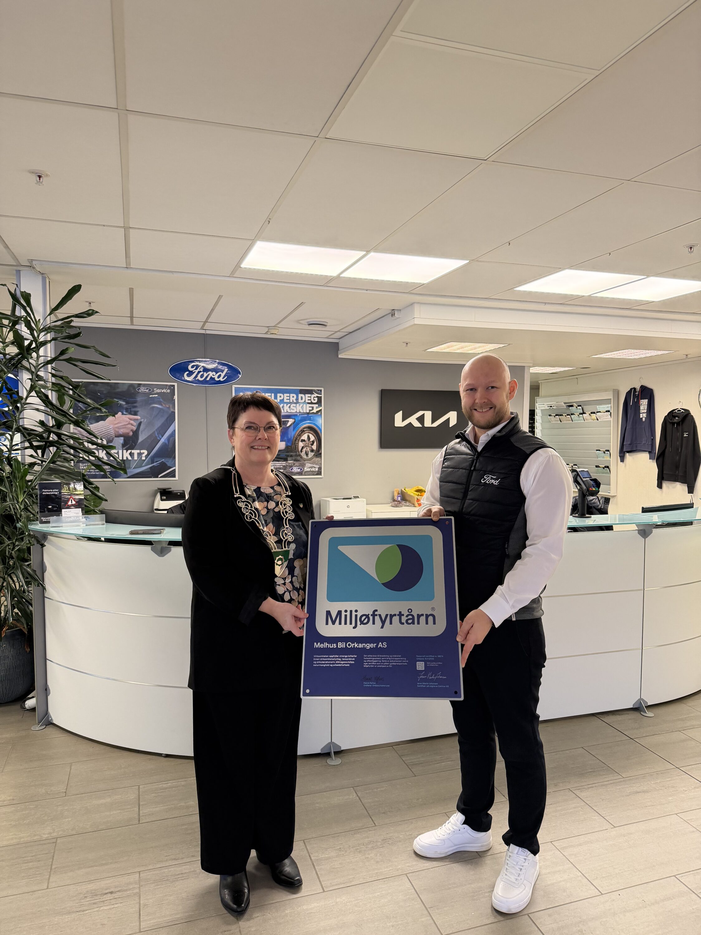Melhus Bil Orkanger er Miljøfyrtårn-sertifisert