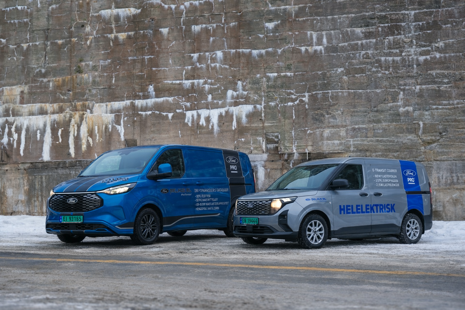 Lagerkampanje på elektrisk varebil – E-Transit Custom og E-Transit Courier