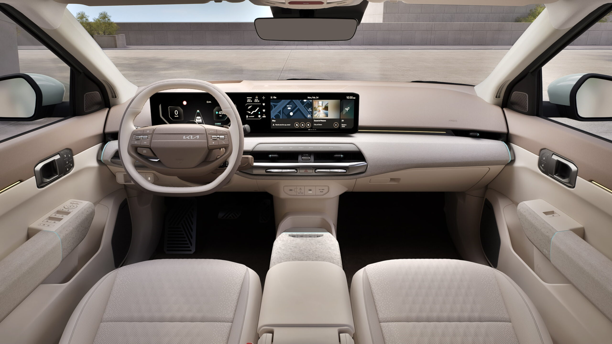 Interiør og detaljer i Kia EV4