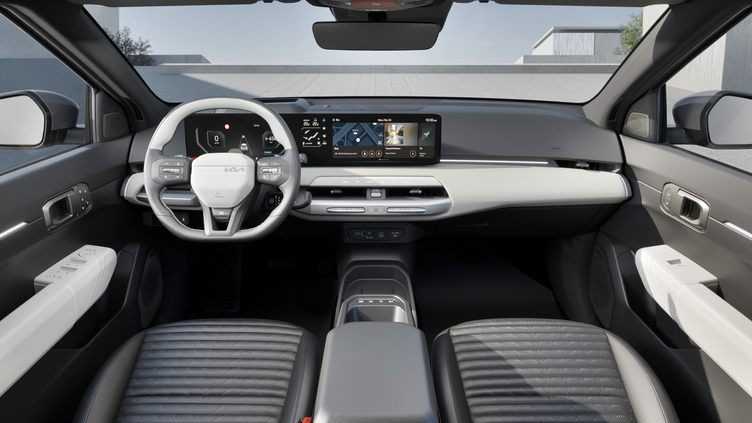 Interiør og detaljer i Kia EV4