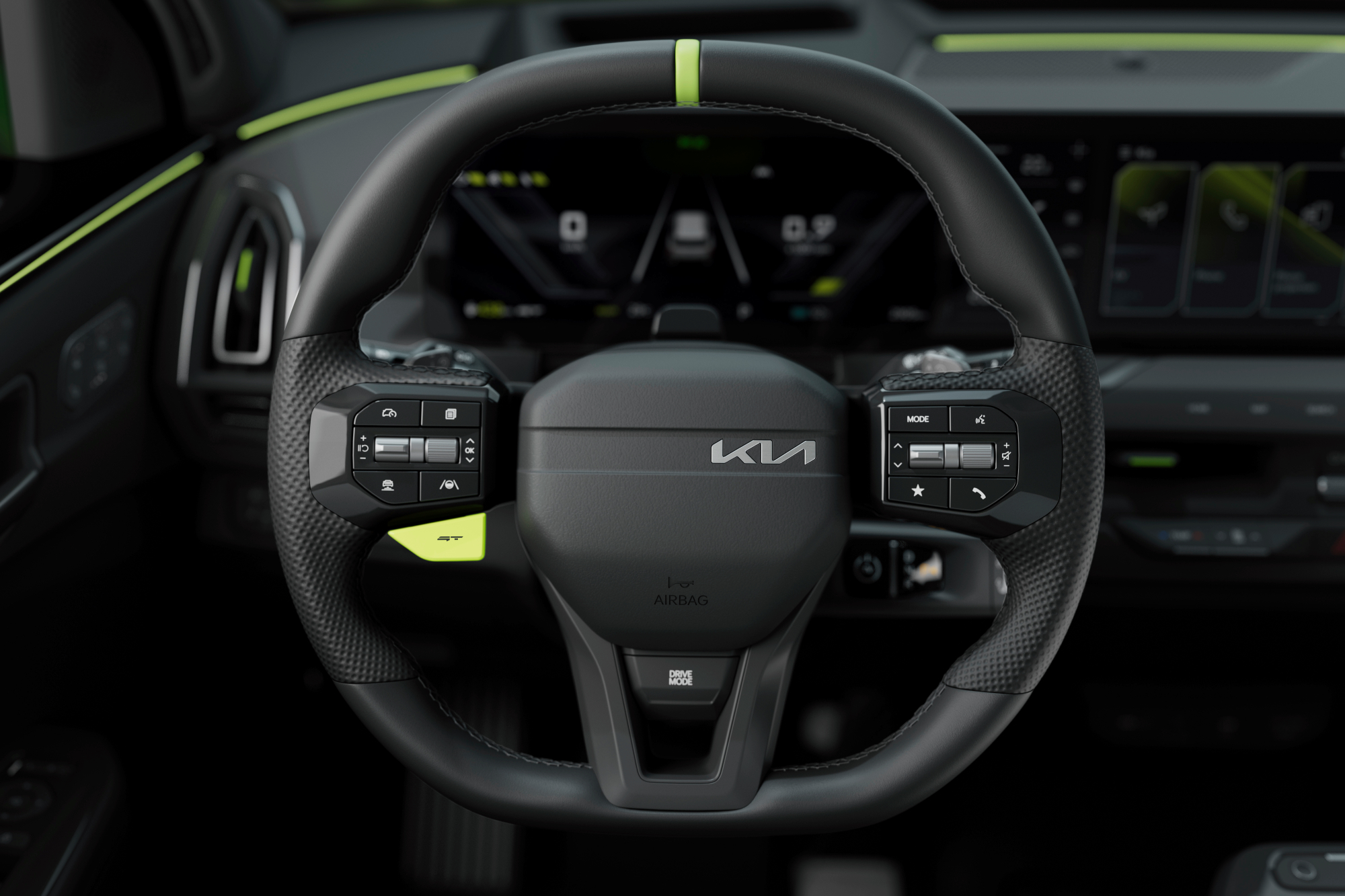 Interiør og detaljer i Kia EV5 GT