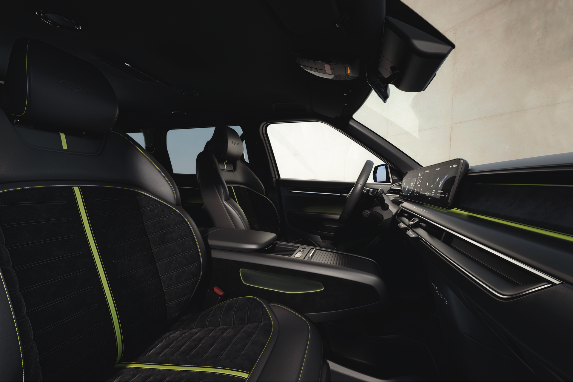 Interiør og detaljer i Kia EV9 GT