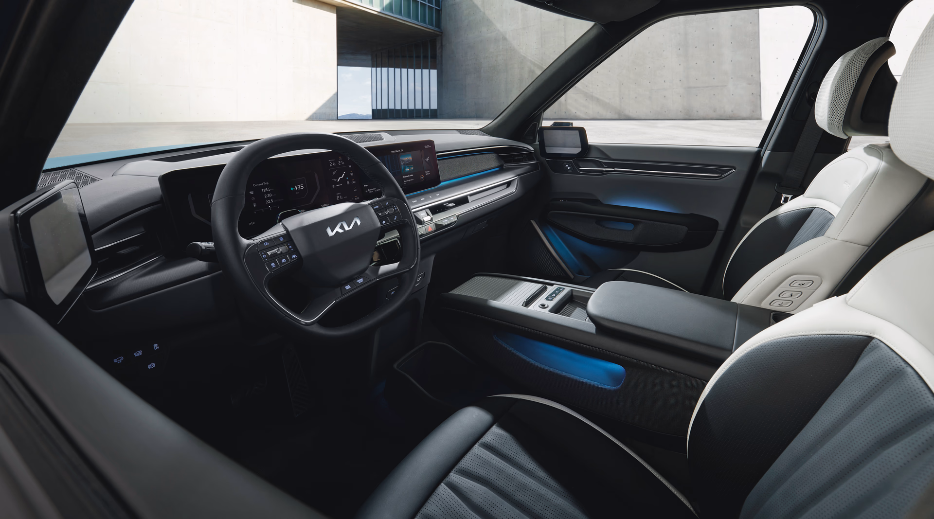 Interiør og detaljer i Kia EV9