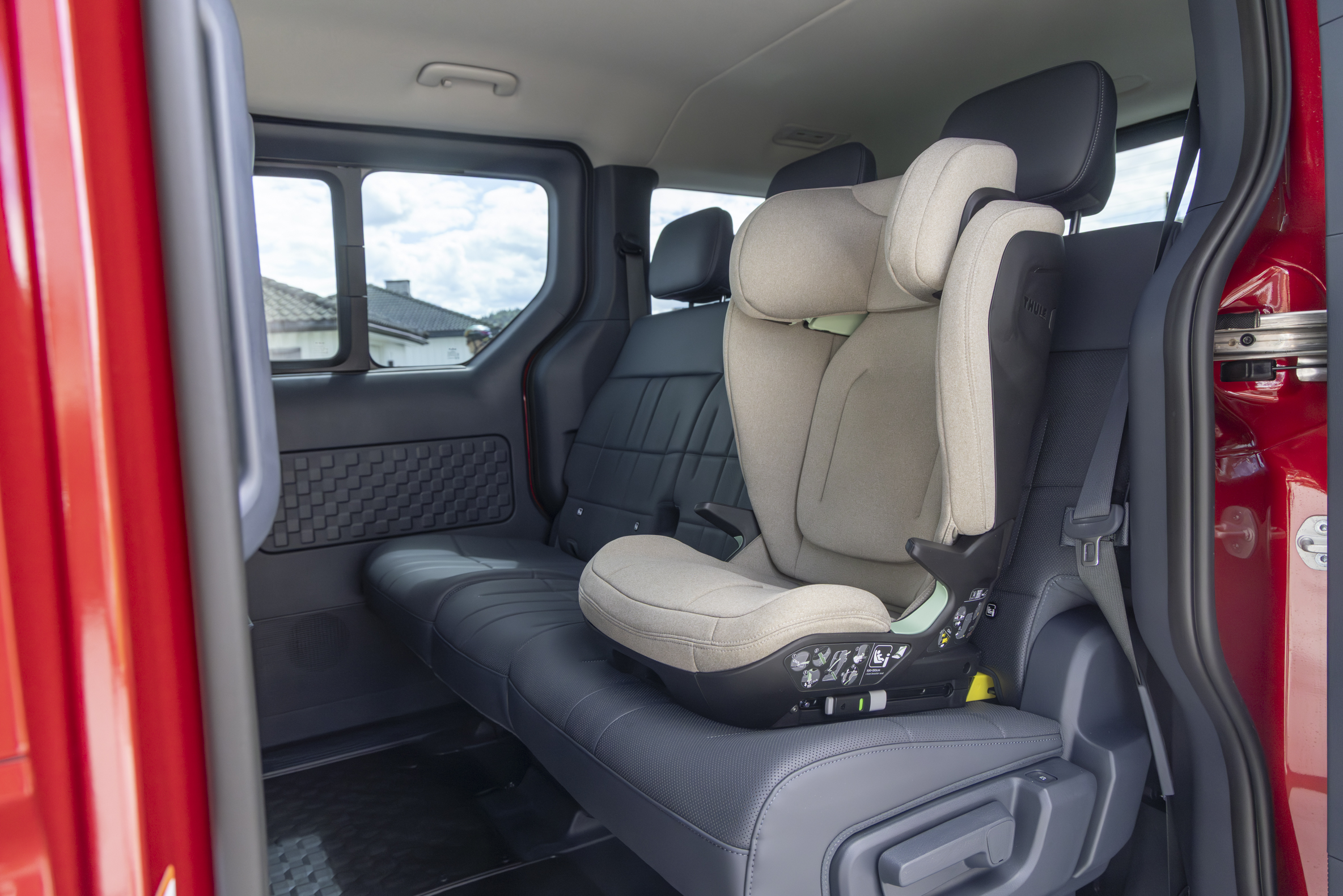 Interiør og detaljer i Kia PV5 Passenger