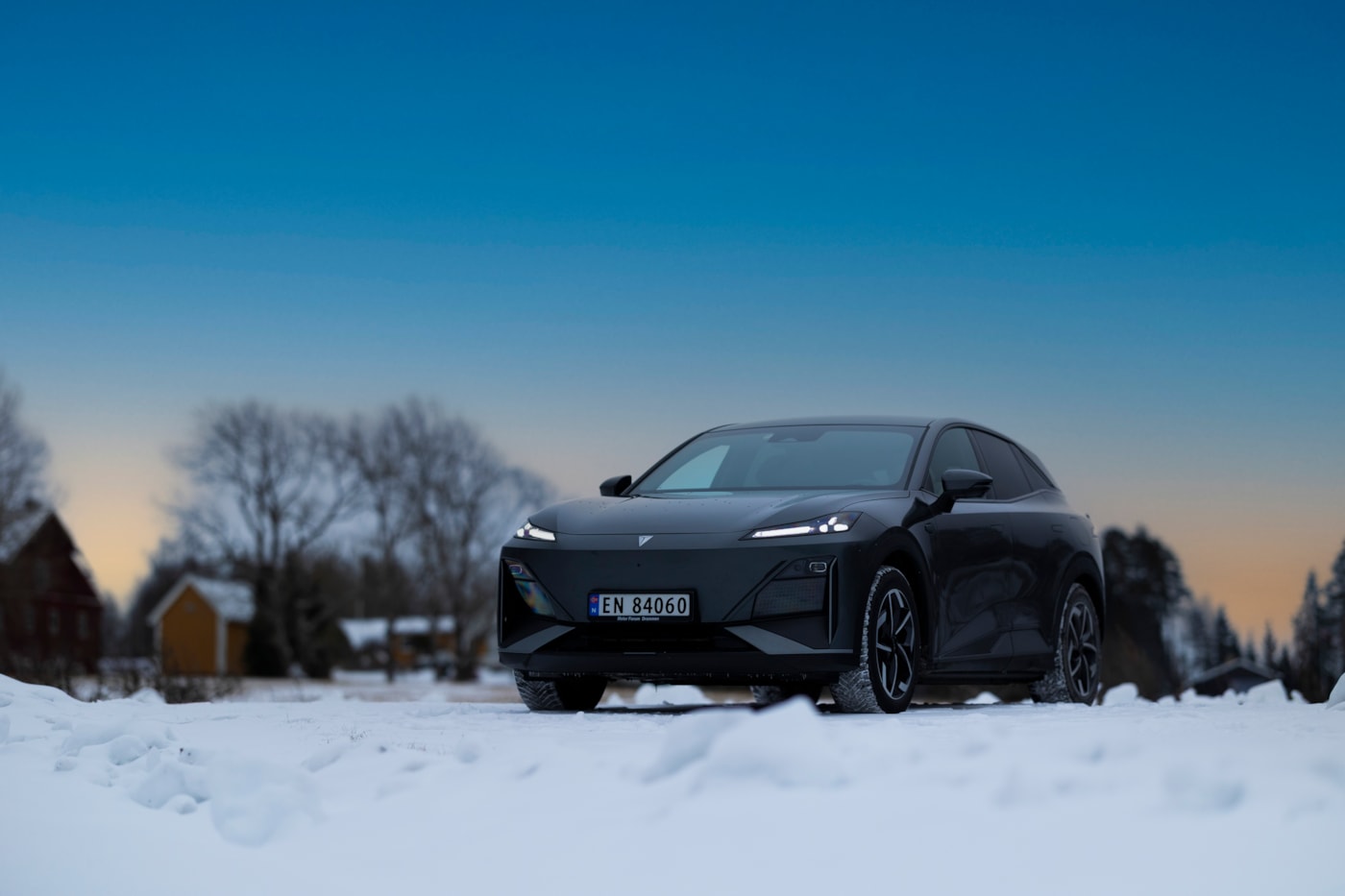 Changan Deepal S07 i norsk vinterlandskap