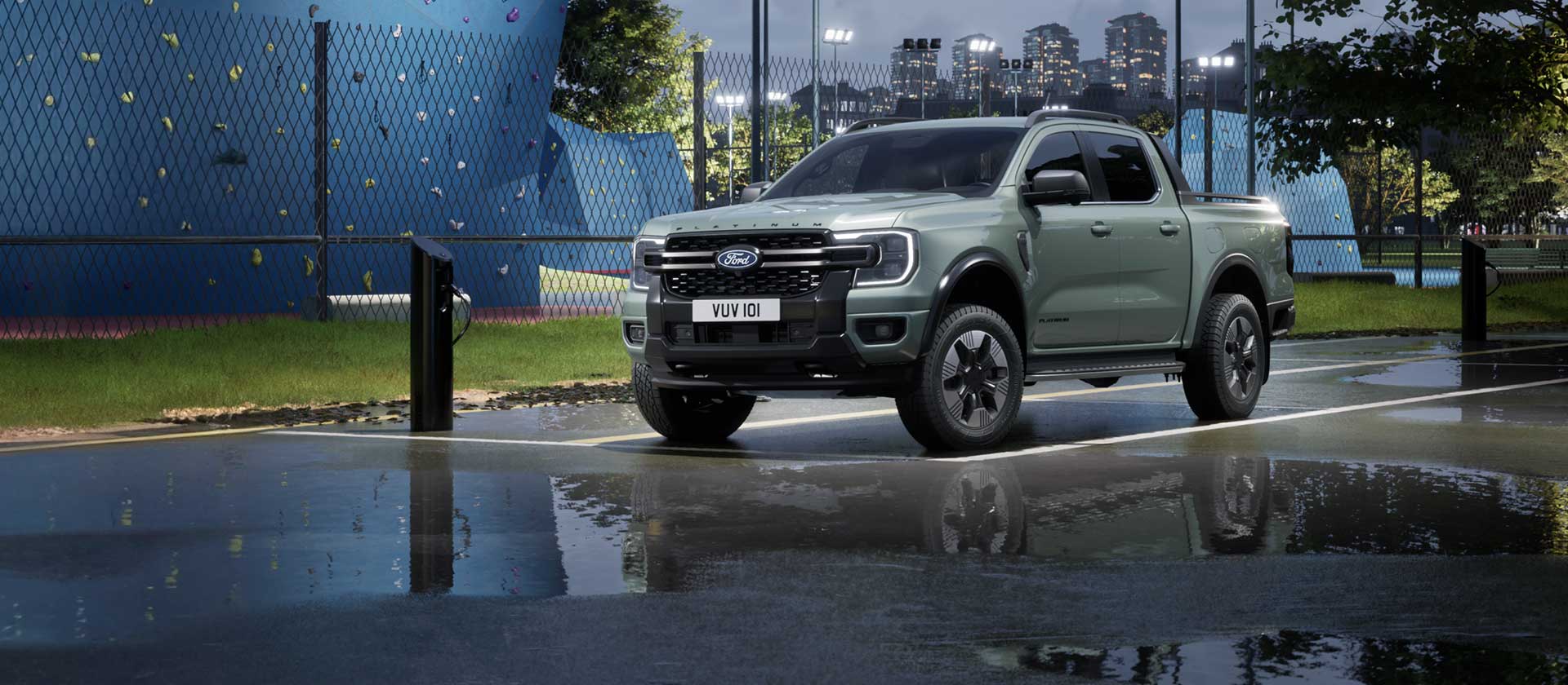 Pickup med ladbar hybrid