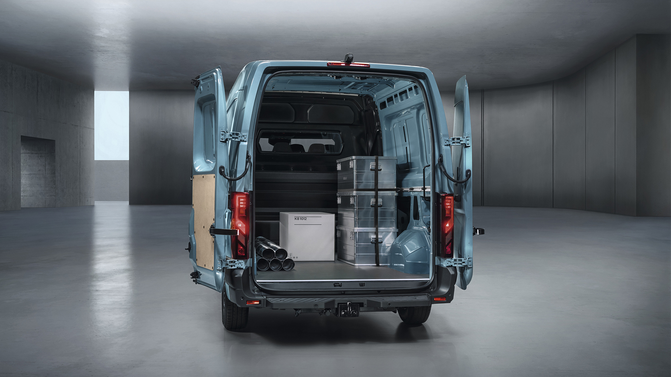 Lasterommet i Renault Master.